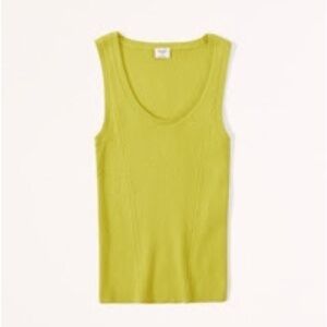 Abercrombie & Fitch Vibrant Green Tank Top